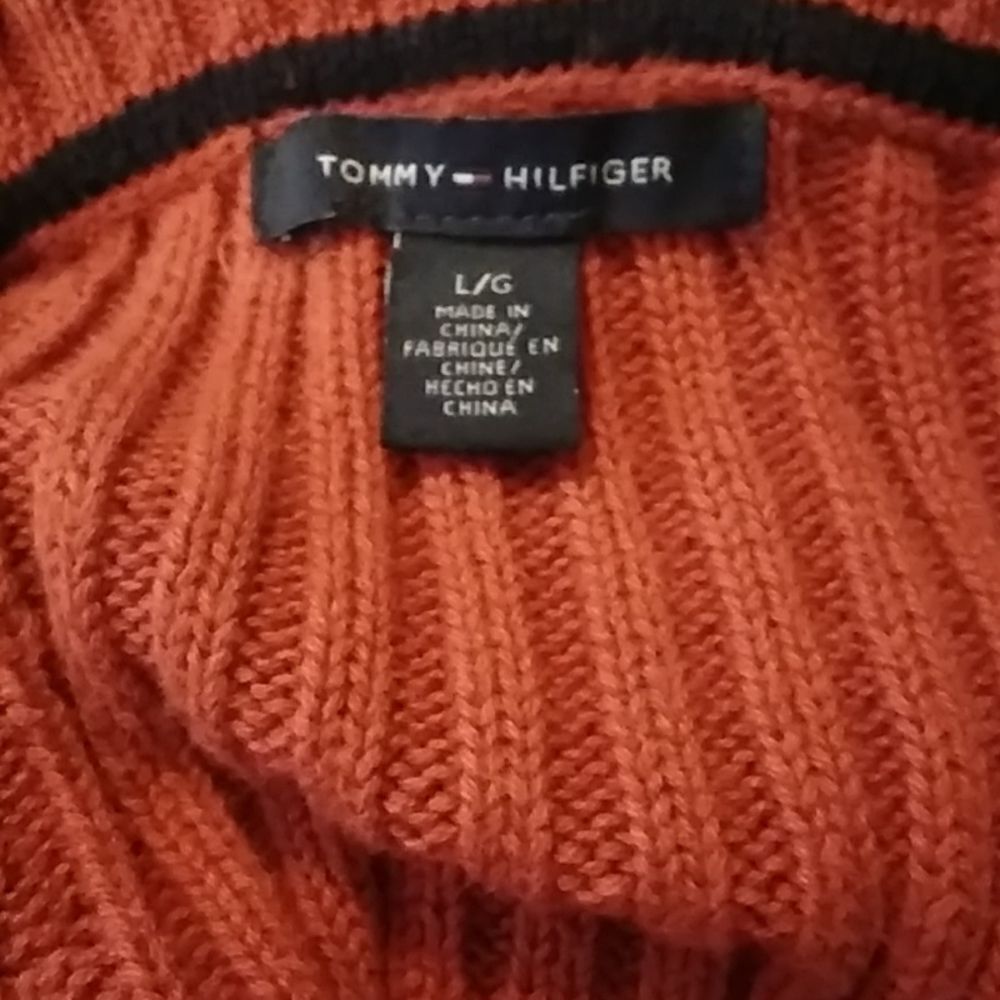 TOMMY HILFIGER WOMEN'S SWEATER BLOUSE SIZE L - Picture 9 of 15